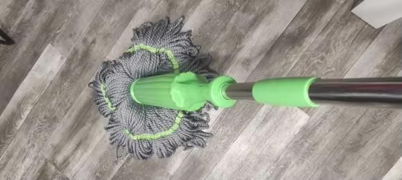 Self-Twisting 360° Rotating Microfiber Cleaning Mop