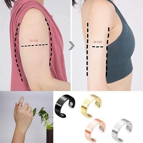 ✨ Stylish Magnetic Slimming Ring – Your Natural Path to Weight Wellness! (Pack of 2) ✨
