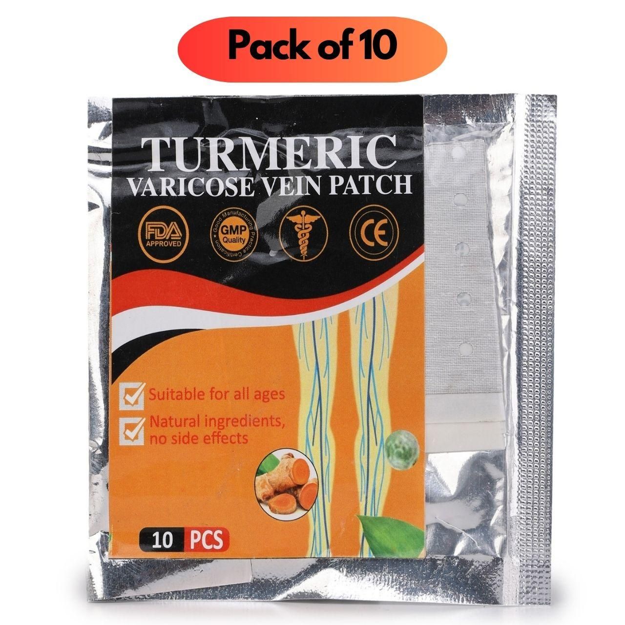 Turmeric Vericose Vein Patch (Pack of 10)